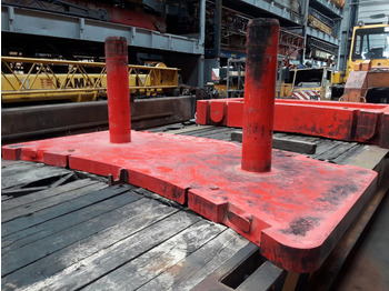 Противовес за Строителна техника Grove GMK 5100 counterweight 3,0 ton: снимка 2