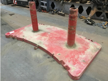 Противовес за Строителна техника Grove GMK 5100 counterweight 3,0 ton: снимка 3