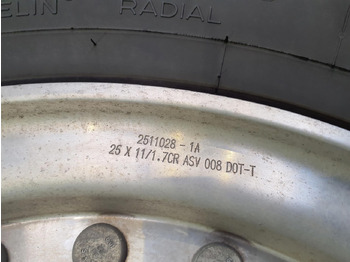 Комплект колела за Кран Grove Wheel 445/95R25 12 9 2p alu: снимка 5