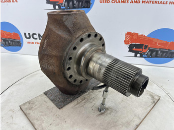 Шенкел за Кран Krupp KMK 5100 Steering knuckle 16 holes axle 1: снимка 3