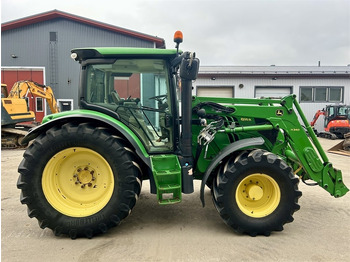 Трактор John Deere 6125 R AUTOPOWER ETUKUORMAAJALLA: снимка 5