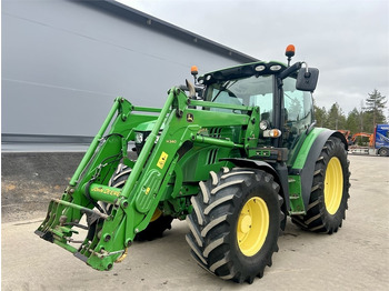 Трактор John Deere 6125 R AUTOPOWER ETUKUORMAAJALLA: снимка 2