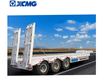 XCMG Official 3 Axle Low Bed Container Semi Trailer Price - Нискорамна площадка полуремарке: снимка 1 XCMG Official 3 Axle Low Bed Container Semi Trailer Price - Нискорамна площадка полуремарке: снимка 1
