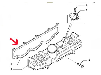 Нови Резервни части за Лекотоварен автомобил Iveco Daily Fiat Ducato F1AE Intake Manifold Gasket 504037859: снимка 2