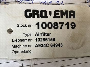 Въздушен филтър LIEBHERR