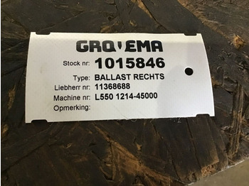 Противовес за Строителна техника Liebherr: снимка 2
