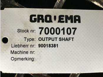 Нови Ос и части Liebherr Output Shaft: снимка 3