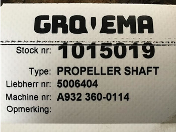 Полуоска Liebherr Propellor Shaft: снимка 3