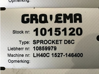 Резервни части Liebherr Sprocket D6C: снимка 3