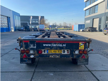 Контейнеровоз/ Сменна каросерия полуремарке Pacton TXC 343 Multi / 3x Extendable / 1x Lift Axle: снимка 2