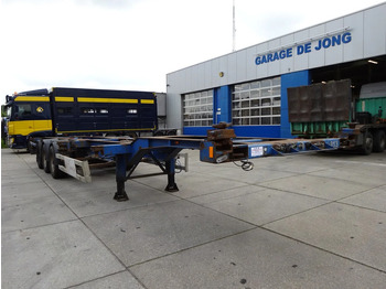 Контейнеровоз/ Сменна каросерия полуремарке Renders Container chassis / BPW + Drum / 40 FT: снимка 5