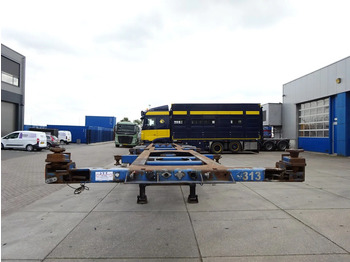 Контейнеровоз/ Сменна каросерия полуремарке Renders Container chassis / BPW + Drum / 40 FT: снимка 4