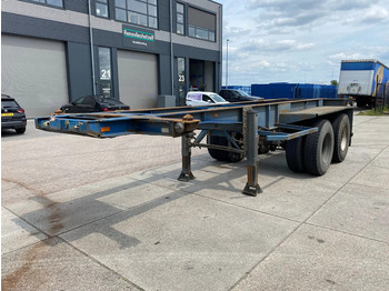 Контейнеровоз/ Сменна каросерия полуремарке Van Hool 20FT Chassis / Steel Suspension / Double Air: снимка 4