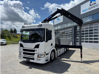 Камион с кран SCANIA P 410