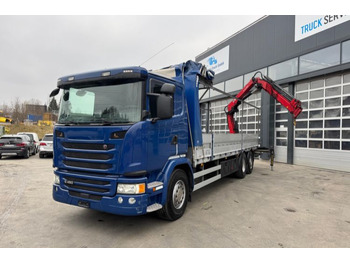 Камион с кран SCANIA G 450