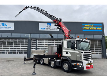 Лизинг на  Scania G480 8x4 SZM/Pritsche Fassi 950 Scania G480 8x4 SZM/Pritsche Fassi 950: снимка 3