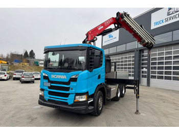 Камион с кран SCANIA G