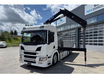Камион с кран SCANIA P 410