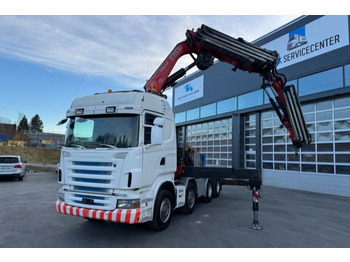 Камион с кран SCANIA R 480