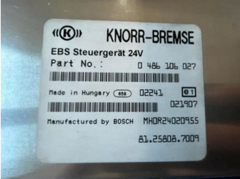 Блок за управление за Камион MAN KNORR BREMSE EBS Steuergerät 81.25808.7009: снимка 2