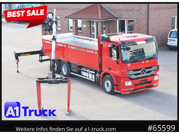 Лизинг на MERCEDES-BENZ Actros 2546 MP 3, HIAB Kran, Lift-Lenkachse, MERCEDES-BENZ Actros 2546 MP 3, HIAB Kran, Lift-Lenkachse,: снимка 1