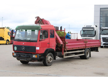 Бордови камион Mercedes-Benz 1517,HYDRAULI CRANE MEILLER MK77 R/3,DOUBLECABIN: снимка 1