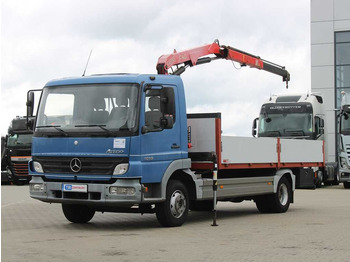 Камион с кран MERCEDES-BENZ Atego 1018