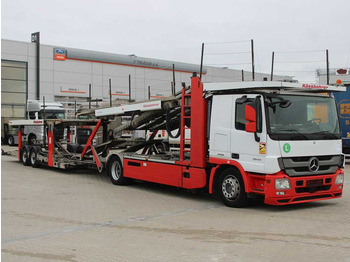 Автовоз камион Mercedes-Benz Actros 1844, EURO 5EEV, RETARDER + KÄSSBOHRER METAGO (2006): снимка 3