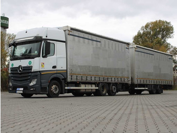 Камион с брезент MERCEDES-BENZ Actros 2542