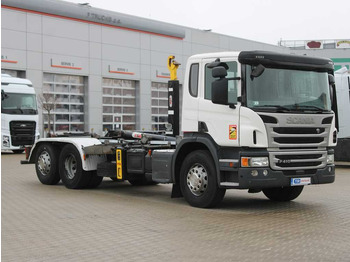 Мултилифт с кука камион Scania P410, EURO 5, 6X2, HOOK CONTAINER, LIFTING AXLE: снимка 2
