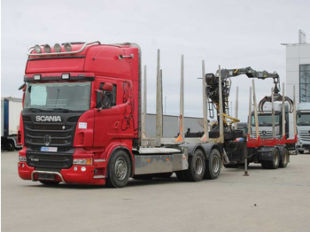 Камион с кран SCANIA R 480