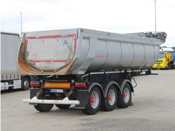 Самосвал полуремарке Schwarzmüller K-SERIE, LIFTING AXLE, 24m3, HARDOX, THERMO: снимка 3