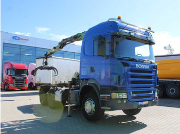Влекач Scania R420, 6x4, EURO 3, HYDRAULIC ARM LOGLIFT F135ZT94A, LIGHTS: снимка 3