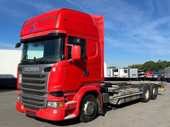 Контейнеровоз/ Сменна каросерия камион SCANIA R 410