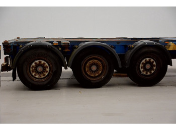 Контейнеровоз/ Сменна каросерия полуремарке Krone Polyvalent skelet 20-30-40-45 ft: снимка 3