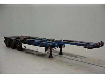 Контейнеровоз/ Сменна каросерия полуремарке Krone Polyvalent skelet 20-30-40-45 ft: снимка 2