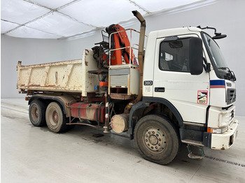 Самосвал камион, Камион с кран Volvo FM12.380 - 6x4: снимка 3