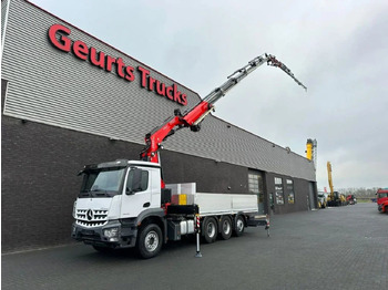 Камион с кран Mercedes-Benz Arocs 3646 L 8X4 + FASSI F545RA.2.26 XE-DYNAMIC: снимка 2