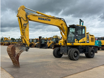 Колесен багер Komatsu PW180-11: снимка 2