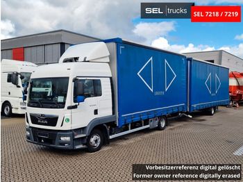 Камион с брезент MAN TGL 12.250