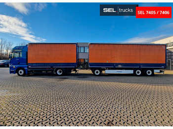 Камион с брезент MAN TGX 18.580