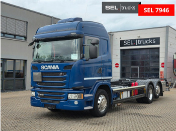 Контейнеровоз/ Сменна каросерия камион SCANIA G 410