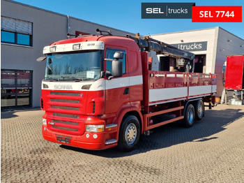 Камион с кран SCANIA R 340