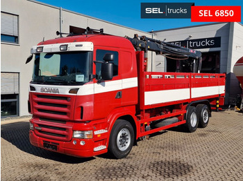 Камион с кран SCANIA R 380