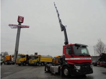 Камион с кран Renault C460 + HIAB 158 E5: снимка 3