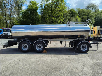 Ремарке цистерна За превоз на мляко ETA 16500L INSULATED INOX TANK - 1 COMP: снимка 4