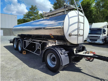 Ремарке цистерна За превоз на мляко ETA 16500L INSULATED INOX TANK - 1 COMP: снимка 3