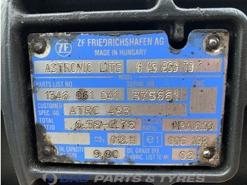 Скоростна кутия за Камион DAF LF Euro 6 DAF 6AS800 TO AS Tronic Lite Versnellingsbak 6AS800 TO: снимка 5
