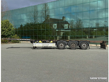 Контейнеровоз/ Сменна каросерия полуремарке Krone SD Back Slider Lift Axle Carrier Genset 4063 Hours: снимка 2