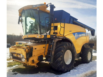 Зърнокомбайн За превоз на хранителни стоки New Holland CR 980 (351) +BISO: VX 750 Crop Ranger +CX100: снимка 2